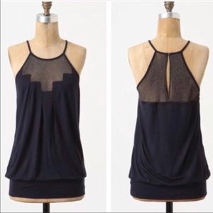 Anthropologie deletta staggered gleam tank